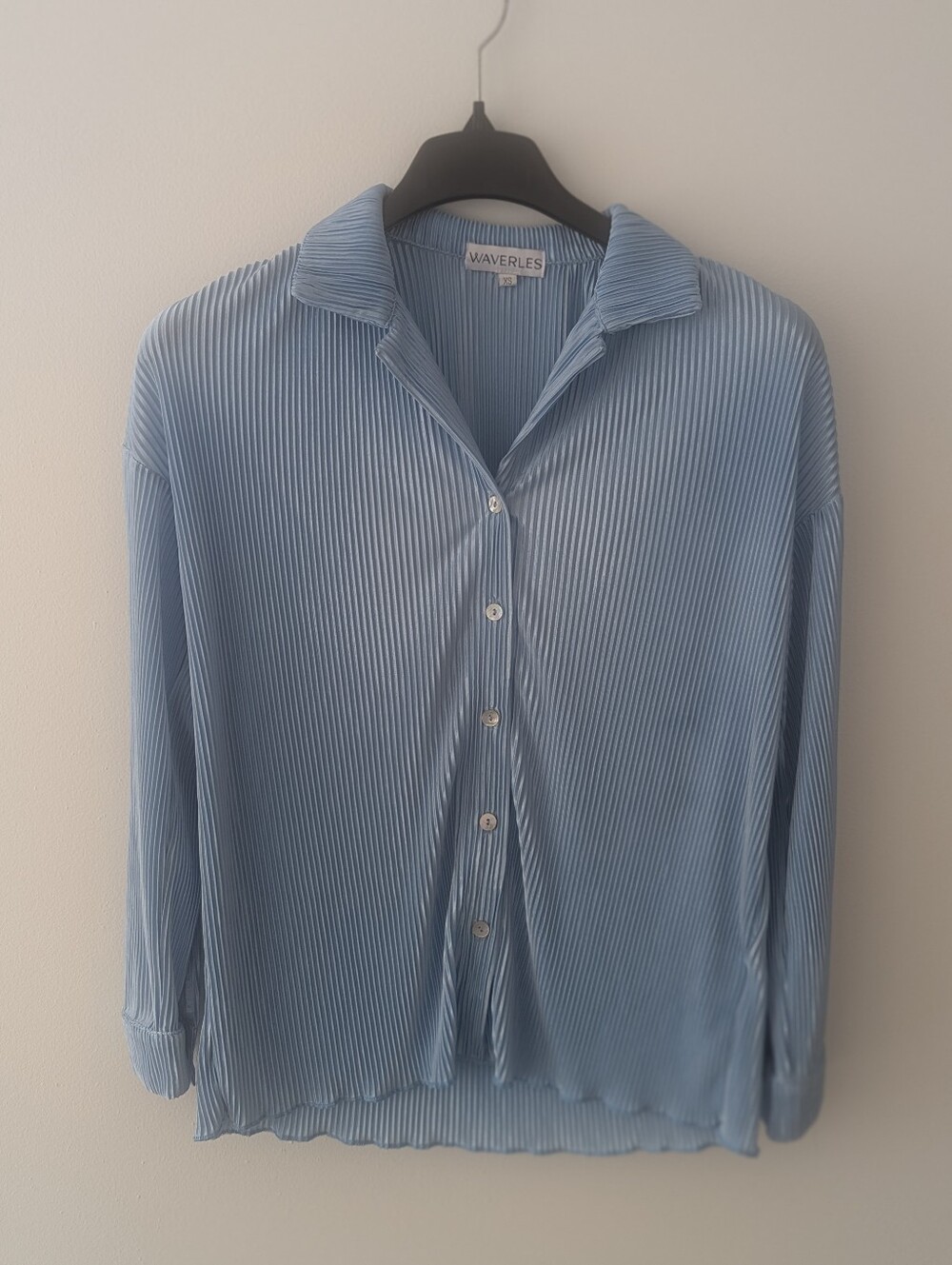 Waverles Pajama Set Size XS Blue Quiet Luxury Matching Set Cozy Comfy Cute